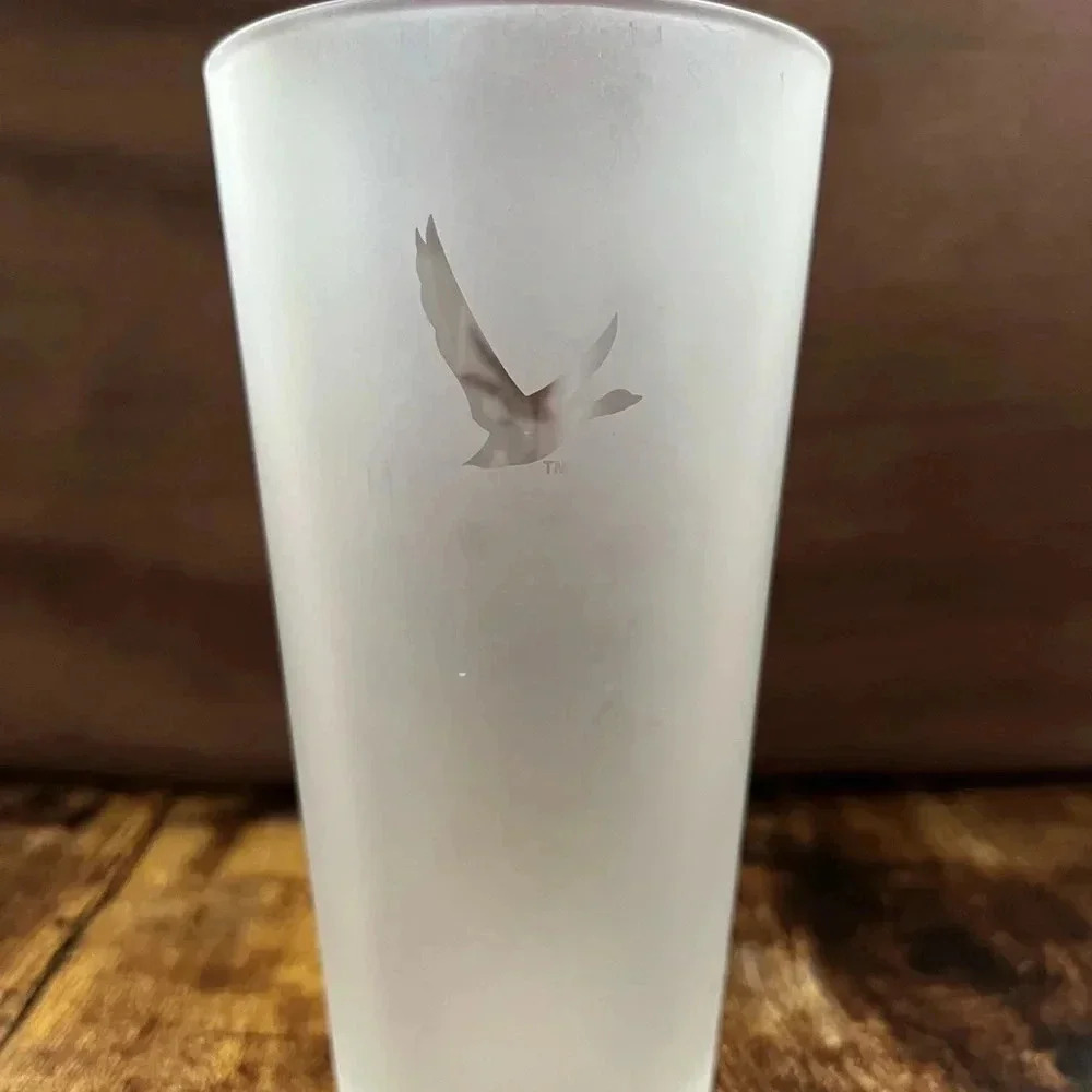 Grey Goose frosted tall glass